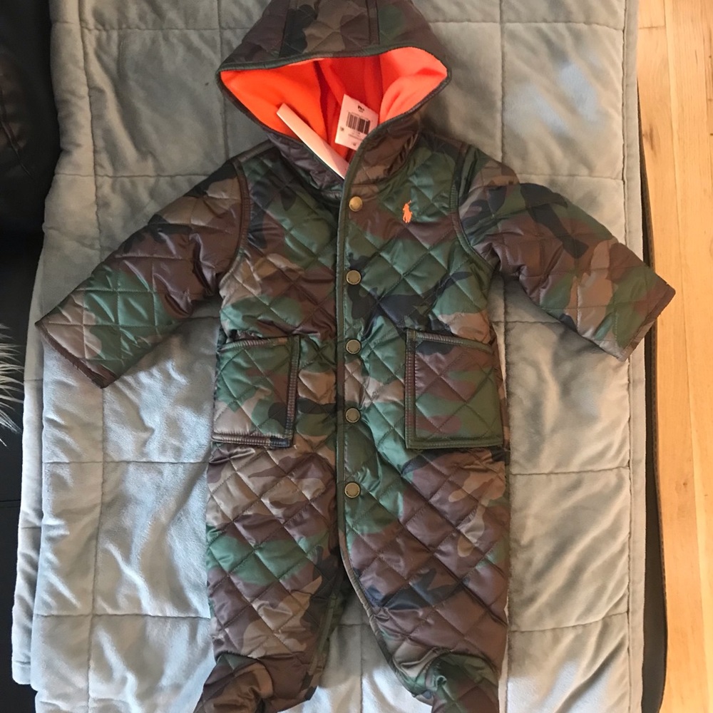 Ralph Lauren Camouflage Infant Snowsuit